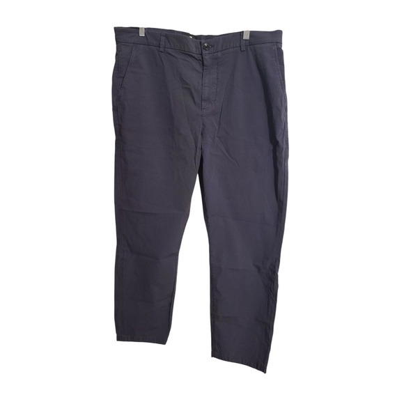 NWT 7 For All Mankind Pants Men 38 X 32 Slimmy Luxe Performance Plus Chino Navy - Picture 1 of 6